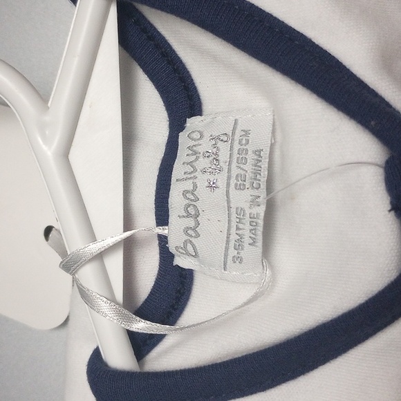 NWT Babaluno baby boys 3-6m button up footie set with beanie - Picture 9 of 10